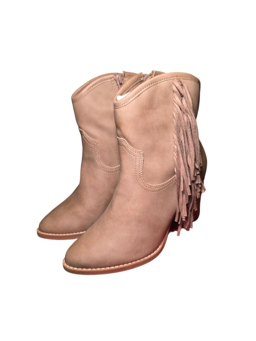Zigi Soho Hemma Fringe Western Ankle Boots (SKU#2112)